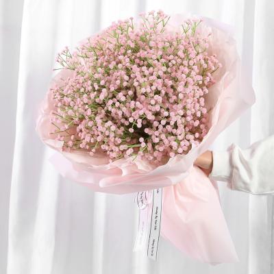 China Hot Selling Gift Fake Gypsophila Flowers Bouquet Babies Artificial Breath Wedding Home Decor for sale