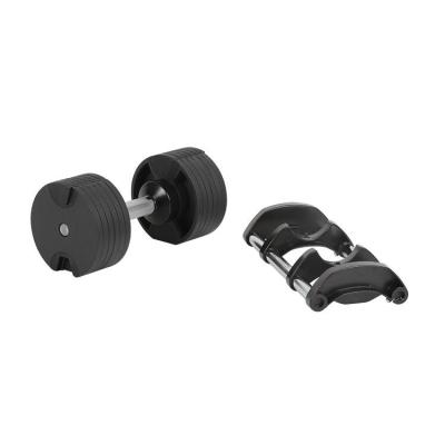 China Plated Unisex Adjustable Dumbbell Dumbbells Set Fitness Equipment Weight Lifting Strength Training In Home Gym for sale