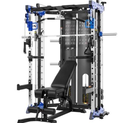 China 2021 Selling Amazon Use Fitness Trainer Smith Commercial Hot Functional Equipment Smith Squat Rack Machine Gym for sale