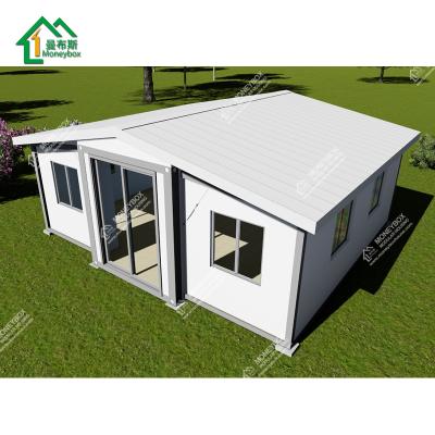 China 20 Feet Collapsible Expandable Prefab Container House Waterproof And Fireproof Optional For USA for sale