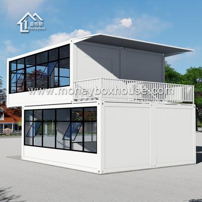 China Parking Lot CE Insulated Panel Earthquake Resistant Prefab Container House In Romania for sale