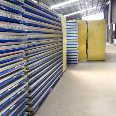 China 2017 Project Qatar Contemporary Wall / Roof Sandwich Panel For Sale for sale