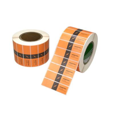 China Waterproof Strong Adhesive Cable Labels Color Matched Synthetic Paper Tear Resistant For Laser Cable Label Printer for sale