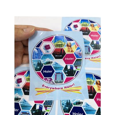 China Eco Friendly Custom Made No Glue Self Adhesive Sticker Film Electrostatic Label For Plastic And Glass for sale