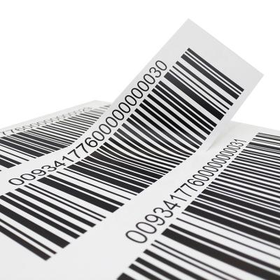 China Various secret barcode barcode label sticker for supermarket for sale