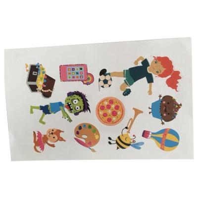 China New Product Cartoon Kiss Cup Waterproof Sticker For Kids for sale