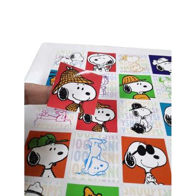 China Eco Friendly Die Cut Vinyl Cartoon Style Removable Label Printing Weak Glue Sticker Set For Kids for sale