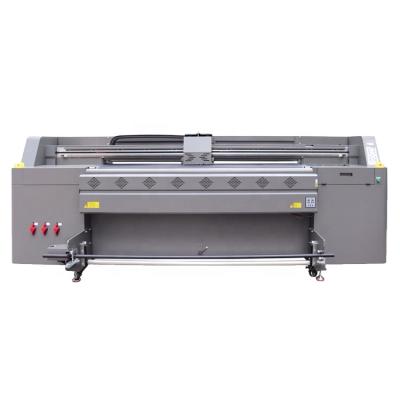 China Retail 180cm UV impresora hibrida with I3200 printhead CMYK W V printing glass machine for sale