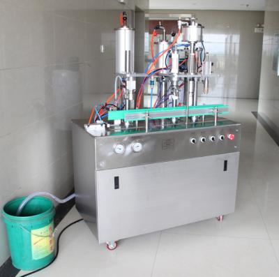 China High Efficiency Perfume / Deodorant Aerosol Body Spray Filling Machine for sale