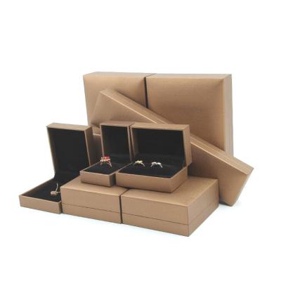 China Custom Gold Jewelry Box Paper Jewelry Packaging Box Ring Earring Necklace Display Box/Bracelet/Pendant/Necklace for sale