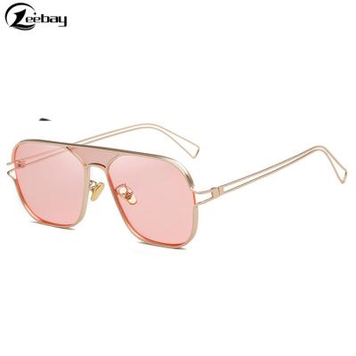 China Retro Fashion Sun Glasses Wind Metallic Ultraviolet Sunglasses Anti - , Ladies Flying Sunglasses for sale