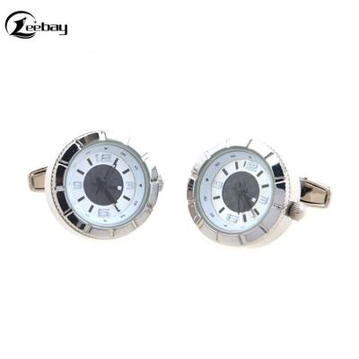 China Wholesale high quality men's clock cufflinks from Europe for sale