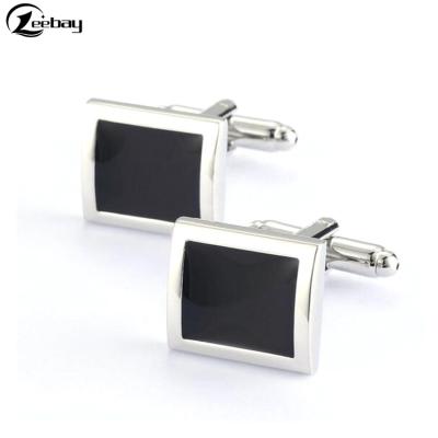 China Custom carbon ALLOY fiber cufflinks cheap wedding gift logo men's luxury cufflink for sale