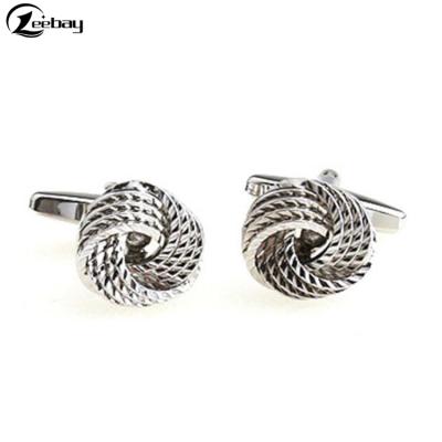 China Stainless Steel Offer Different Designs Men's Shirt Knot Cufflink, Wholesale Box Cufflink for sale