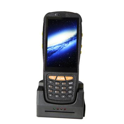 China Rugged Handheld Computer 4inch RFID Reader Android 5.1 Barcode Scanner PDA Rugged Portable Industrial Terminal for sale