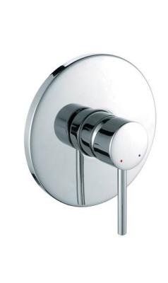 China Brass Chrome 1 Way Wall Mounted Bath Shower Mixer With Adjust Plate for sale