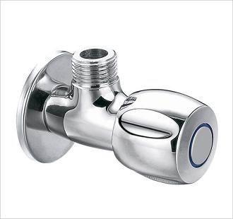 China Single Lever Round Wall Mounted Angle Taps With 1/4 Ceramic Cartridge for sale