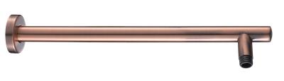 China Antique Copper Overhead Rain Shower Arm , Long Shower Head Arm For Concealed Shower Set for sale