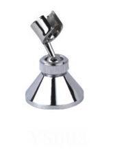 China Round Zinc Alloy Wall Mounted Shower Head Holder With Swivel Ball Joint for sale