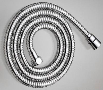 China Double Lock Shower Head Stainless Steel Flexible Hose With 1/2' Female Thread for sale