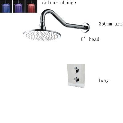 Chine Couleur du pommeau de douche LED changeant les ensembles thermostatiques de douche pour la salle de bains à vendre