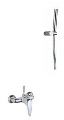 China Rain Shower Mixer Set With Wall Mounted Shower Mixer / Hand Shower Head for sale