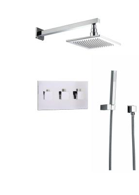 China Leak Resistance Thermostatic Shower Set , Automatic Thermostatic Shower Kits Valve for sale