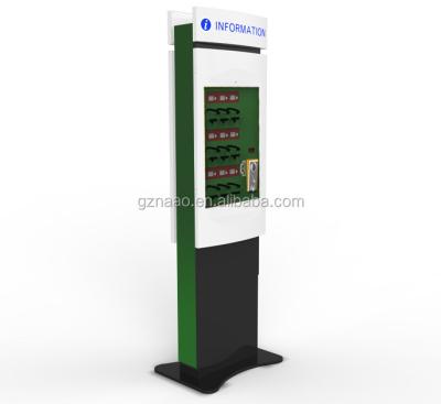 China Customized design mobile phone mobile phone public charging station, charging kiosk for sale