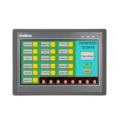 China Coolmay 10 Inch HMI Bedieningspaneel Touchscreen Panel 1024*600 Piexls RS232 RS485 Te koop