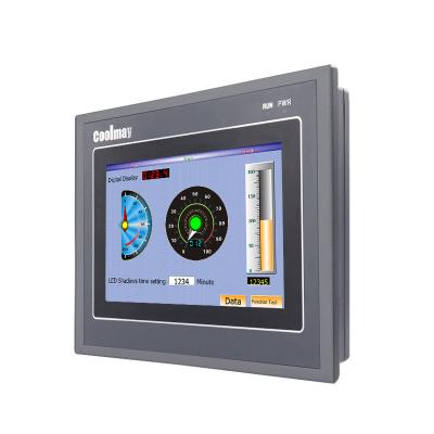 China 12DI 12DO Industrial Control Equipment PLC 7 Inch Coolmay HMI PLC All in One Controller Te koop