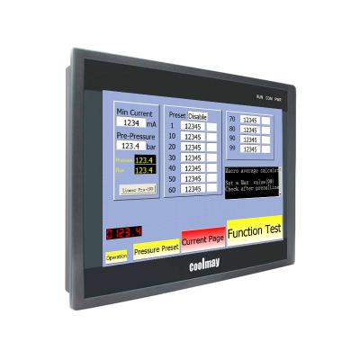 중국 RS232 터치 스크린 PLC HMI 캄보 60K 색깔있는 저항력이 있는 패널 아날로그 입출력 32는 CPU 408MHz를 물었습니다 판매용