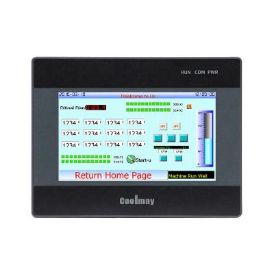 China El panel resistente 1 RS232 1 RS485 Hmi industrial de la pantalla táctil de la serie de la TA de Coolmay 134*102*34 LED 4-Wire en venta