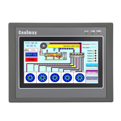 China PLC todo del control de análogo 4.3Inch HMI en uno para la irrigación agrícola en venta