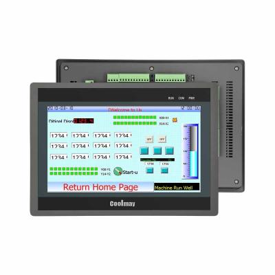 China Rs232 COM 10.2 Inch HMI PLC All In One Modbus TCP RTU Protocol 10.2