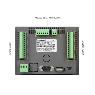 China 4,3 Duim de Programmeerbare HMI PLC interpolatie van de Configuratiescherm lineaire boog Te koop