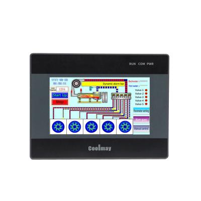 中国 Coolmayは4.3インチ1つのRs232 Rs485 Comの港のHMI PLCをすべて統合した 販売のため