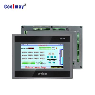 중국 1 RS232 12AI 8AO HMI PLC 캄보 NPN 입력 공중 단말기 60KHz 판매용