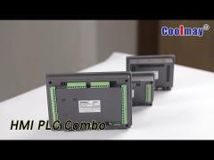 6 Channel HMI PLC Combo 408MHz Type C High Speed Counting