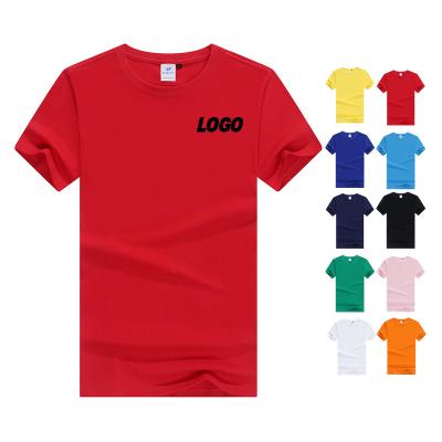 China Wholesale Lidong Couples T-shirt Designer Custom Printing Anti-wrinkle T-shirt With Your Logo On It for sale