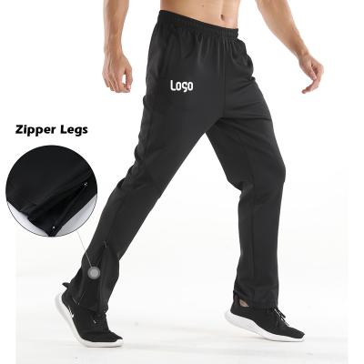 China Hot Selling Lidong Anti-wrinkle Custom Casual Wear Men's Sweaty Panties Tracksuit With Zipper Legs And Zipper Pockets for sale