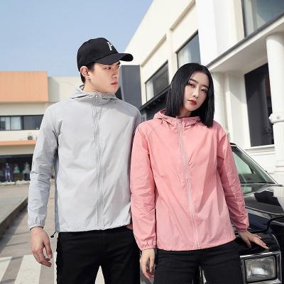 China Lidong long sleeves unisex long sleeves sun protection custom upf apparel zipper up sun protection fabric for sale