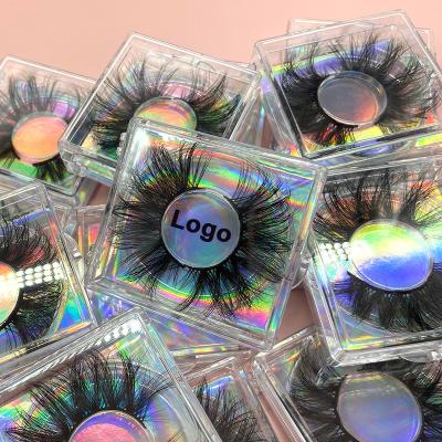 China Deep 2020 Hot Selling 20mm 3D 5D Mink Lashes With Custom LOGO for sale