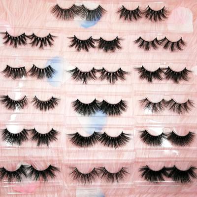 China New Style Super Thick Natural Fake Eyelash Sellers Soft Mink With 10-18mm Length, Eyelash For Private Label for sale