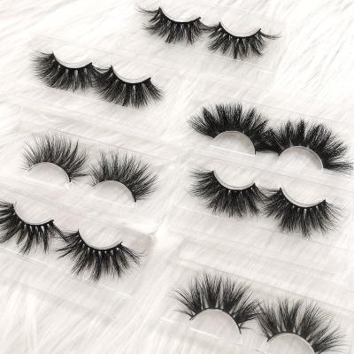 China Deeply 2020 handmade custom lashes packaging natural 3d 5d look faux mink lashes wholesale dramatic faux mink eyelashes for sale