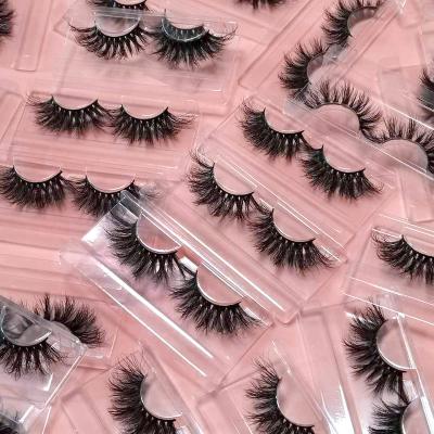 China Real False Mink Free Full Strip False Thick Private Label Eyelash Wholesale Seller 100% 5d 3d Customized Eyelashes Box for sale