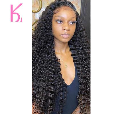 China Cheap Deep Wave Human Hair Hd Lace Front Wigs For Black Women Curly Virgin Lace Closure Wigs Hair Extension Peruvian Wig Seller for sale