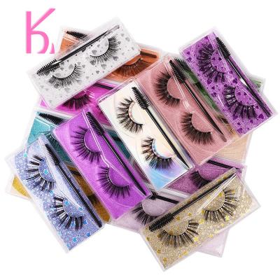 China Natural Long Eyelash False Eyelashes Natural Whole Eyelash Maker and Handmade Customizable Fake Batch Eyelash for sale