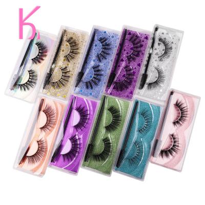 China Long False 3d Mink Eyelashes False Eyelash Hot Natural False Eyelashes and Handmade Eyelash 2022 Customizable False Batch for sale