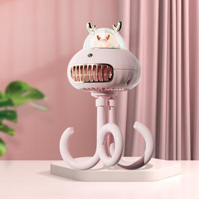 China Folding And Flexible Tripod Clip Newest Design Portable Battery Powered Electric Fans On The Radio Mini Desktop Octopus Fan Portable Fan for sale