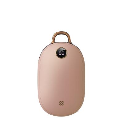 China Fashional Korea Winter Mini Electric Rechargeable 10000mAh USB Portable Hand Warmer Power Bank for sale